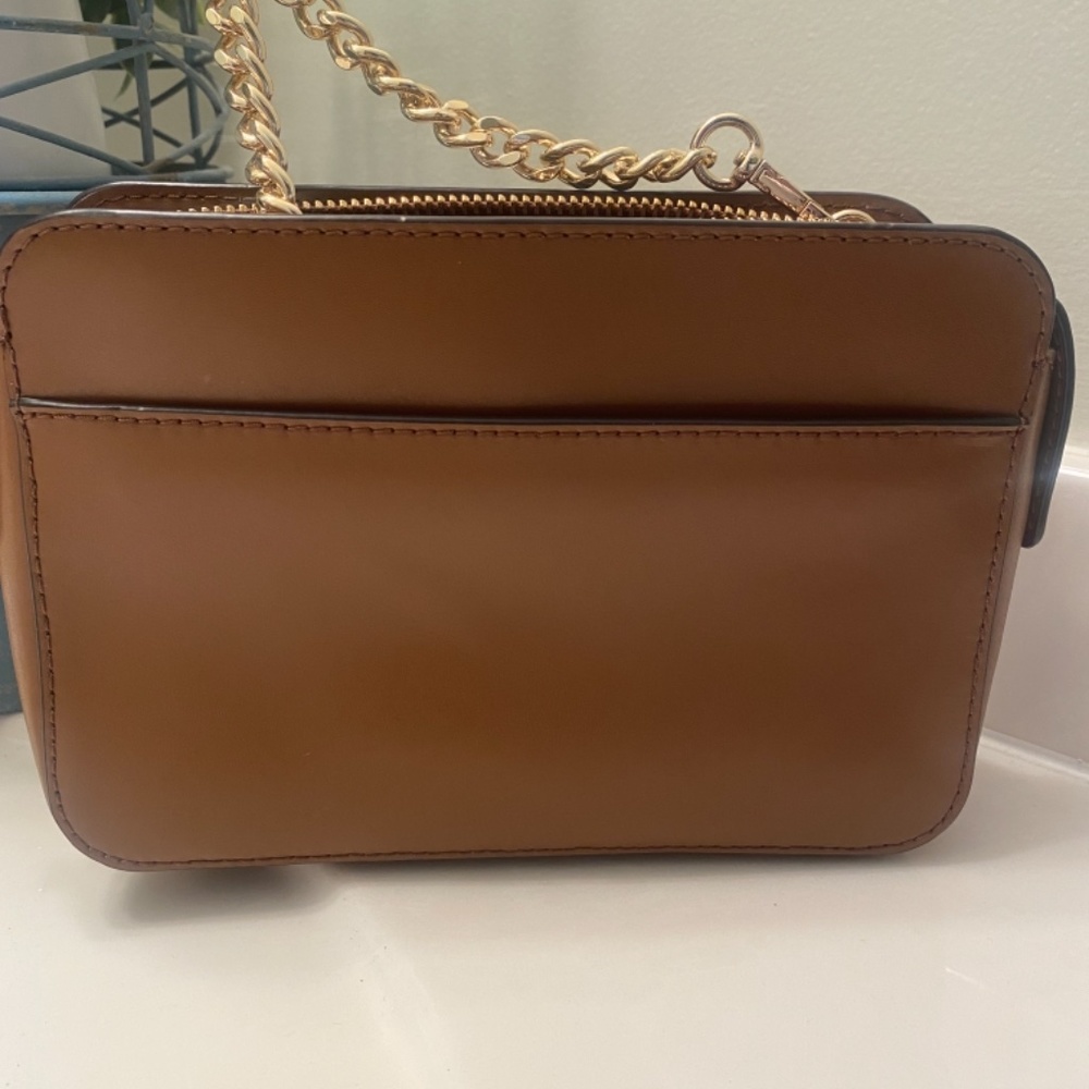 Michael Kors Adele Patchwork Orange And Gold Cros… - image 7